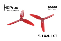 HQ Prop 5141 Dreiblatt V1S Rot POPO 2CW+2CCW Poly Carbonat FPV Propeller 5 Zoll