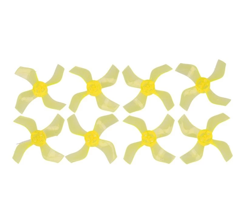 Gemfan 1636 40mm 4 Blatt Propeller 1.5mm Loch Klar Gelb 4xCW 4xCCW