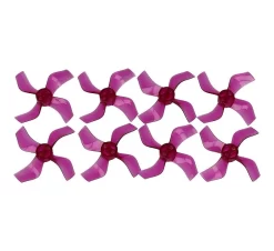 Gemfan 1636 40mm 4 Blatt Propeller 1.5mm Loch Klar Lila 4xCW 4xCCW