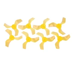 Gemfan 1635 40mm 3 Blatt Propeller 1.5mm Loch Klar Gelb 4xCW 4xCCW