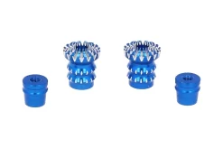 FrSky CNC Alu M3 Gimbal Stick End Lotus Blau