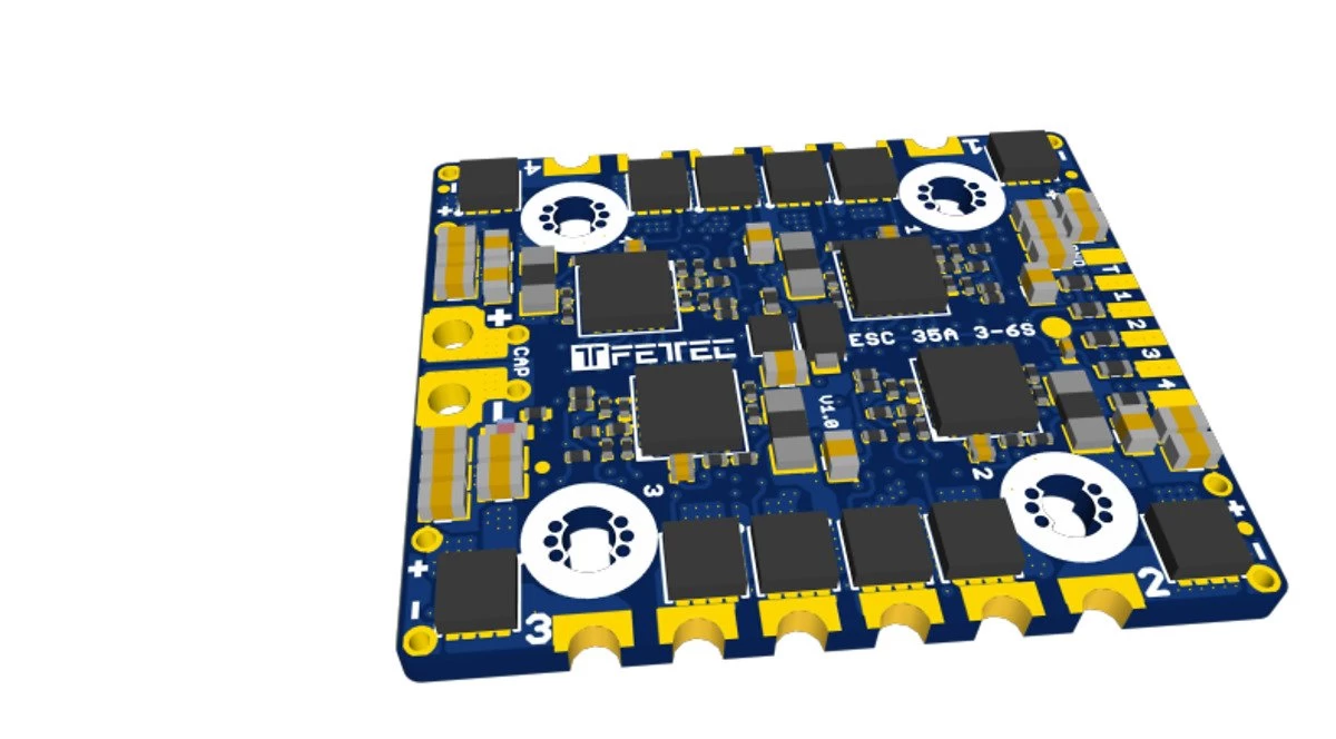 FETtec ESC Regler 4in1 35a – Bild 2
