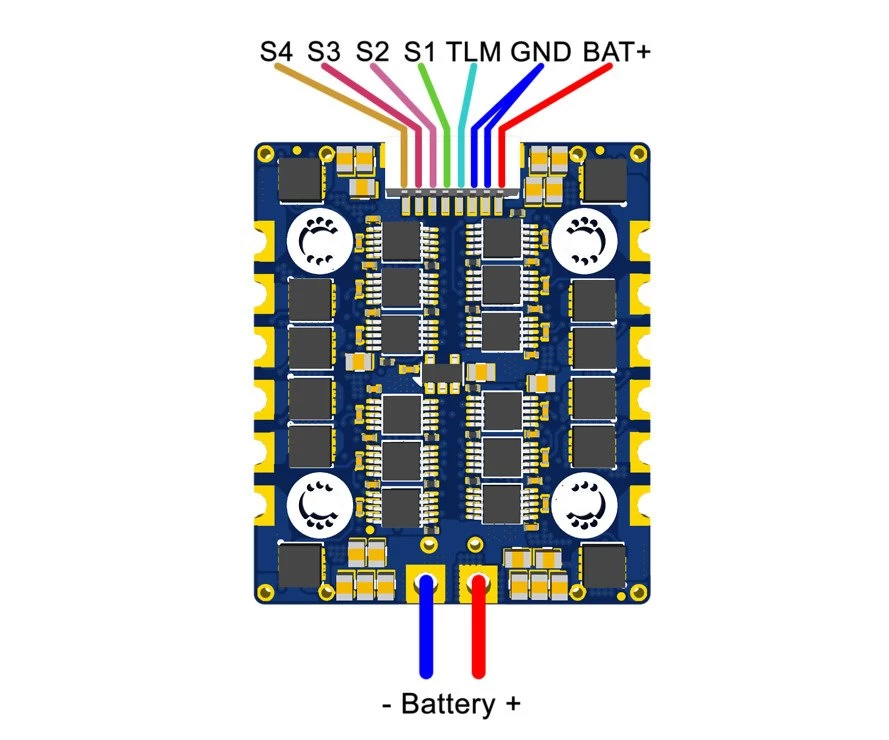 FETtec ESC Regler 4in1 35a – Bild 5