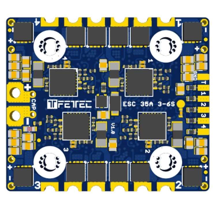 FETtec ESC Regler 4in1 35a
