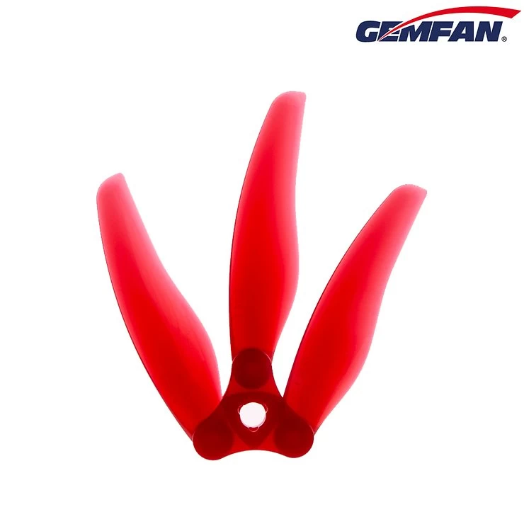 Gemfan Floppy Proppy 5135 Faltbarer FPV Propeller Rot 5 Zoll – Bild 4
