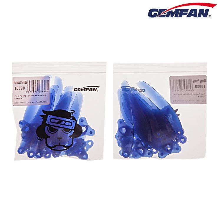 Gemfan Floppy Proppy F6030 Faltbarer FPV Propeller Blau 6 Zoll â Bild 5