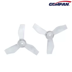 Gemfan 1219 31mm 3 Blatt Propeller 1mm Loch 4xCW 4xCCW Transparent