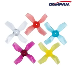 Gemfan 1220 31mm 4 Blatt Propeller 0,8mm Loch 4xCW 4xCCW Transparent Lila