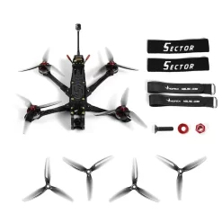 HGLRC FPV Sector D5 Freestyle Racing Drone HD Caddx Polar Vista 6S Crossfire Nano