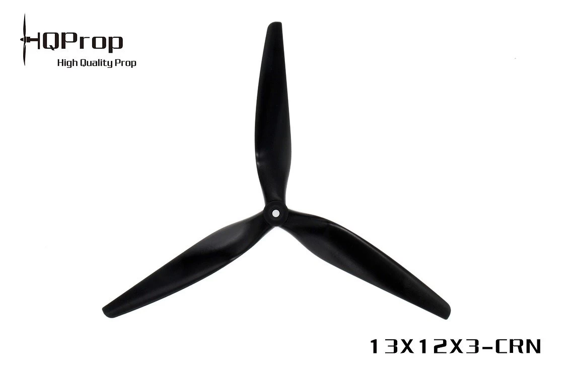 HQProp X-Class 3 Blatt Propeller 13X12X3R CW 1 Stück Carbonverstärktes Nylon 13 Zoll