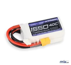 SLS Batterie LiPo Akku XTRON 1550mAh 4S1P 14,8V 40C/80C XT60