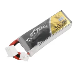 Tattu Batterie LiPo Akku 300mAh 75C 2S1P HV JST-PHR