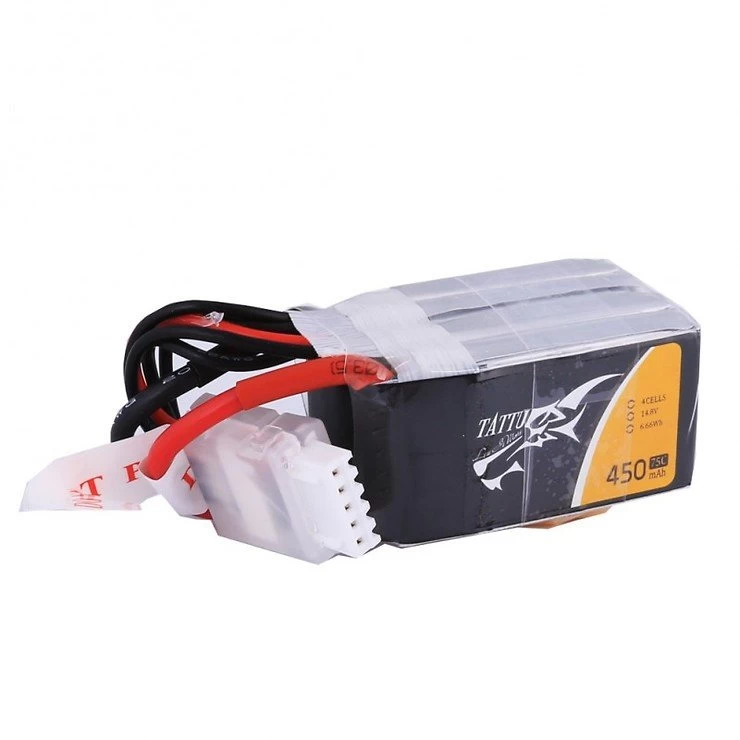 Tattu Batterie LiPo Akku 450mAh 14.8V 75C 4S1P XT30 – Bild 3