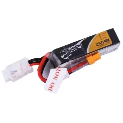 Tattu Batterie LiPo Akku 450mAh 3S1P Long Size 75C XT30