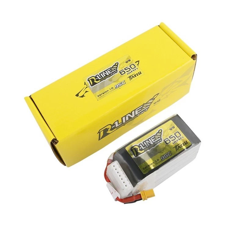 Tattu R-Line Batterie LiPo Akku 650mAh 95C 6S1P XT30 â Bild 3