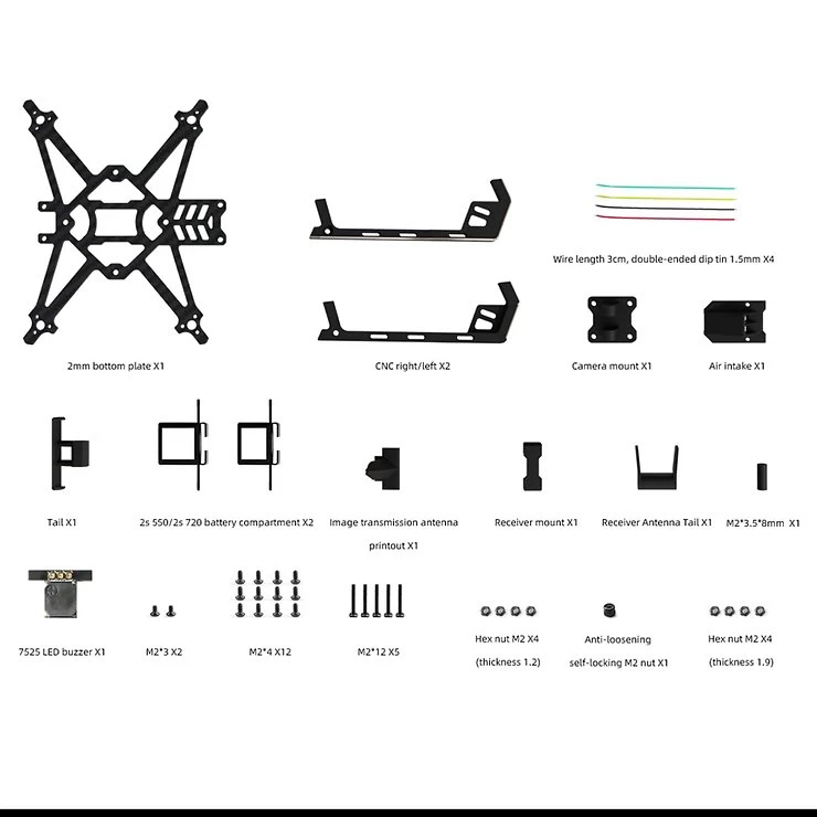 HGLRC Draknight 2 Zoll Frame